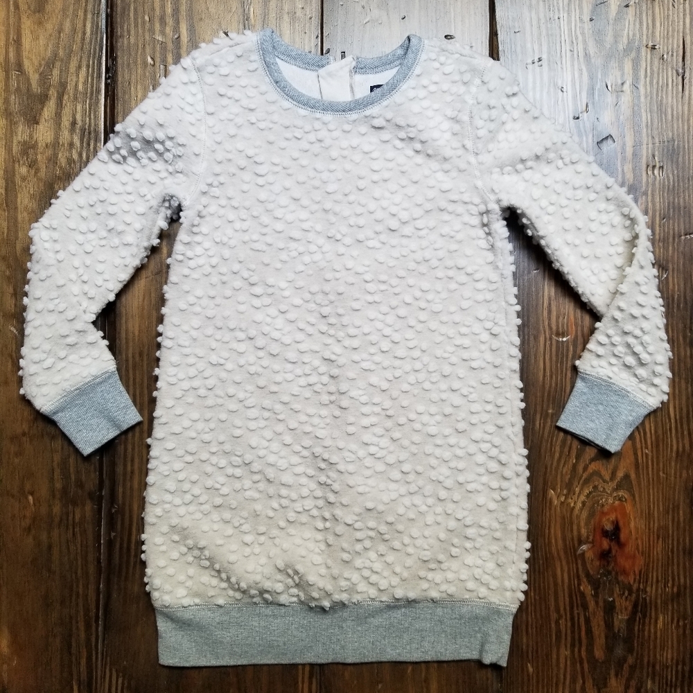 Gap Girls Sherpa Puffy Long Sweater Size 8 Winter